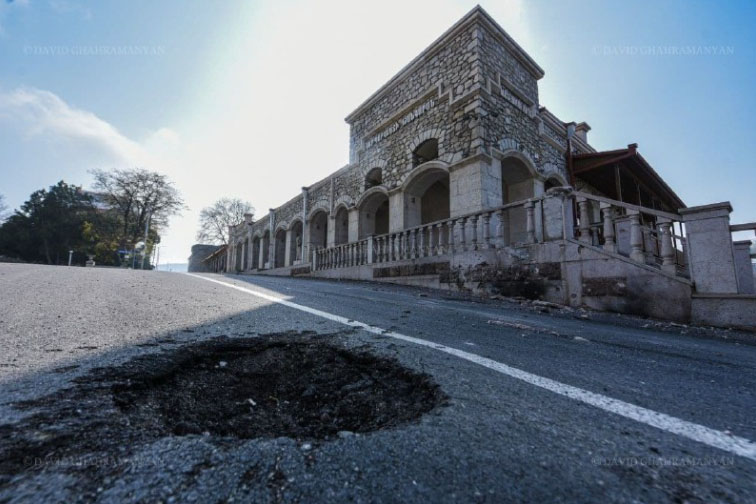 Daños en Stepanakert