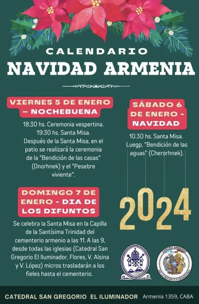 calendario navidad armenia