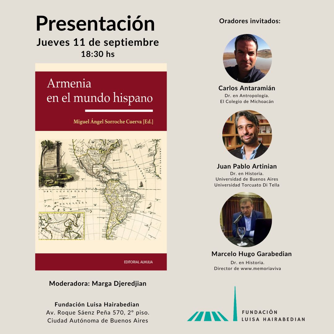 presentacion libro armenia en el mundo hispano