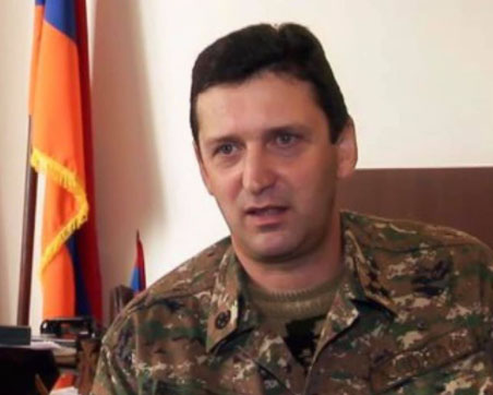 Jalal Harutiunian ministro de Defensa de Artsaj herido en la guerra
