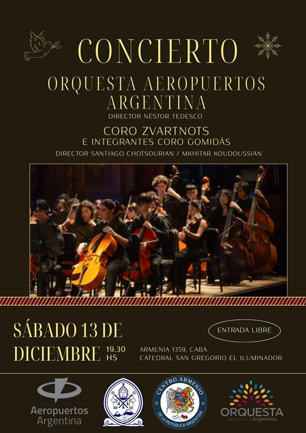 concierto 13 de diciembre 2025