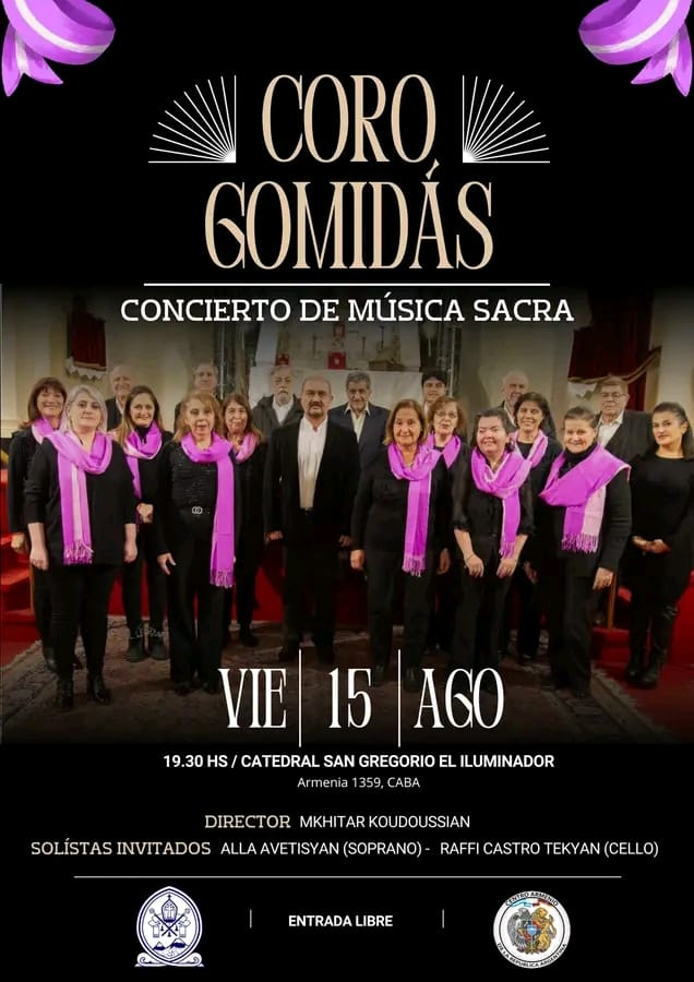 coro gomidas 15 de agosto