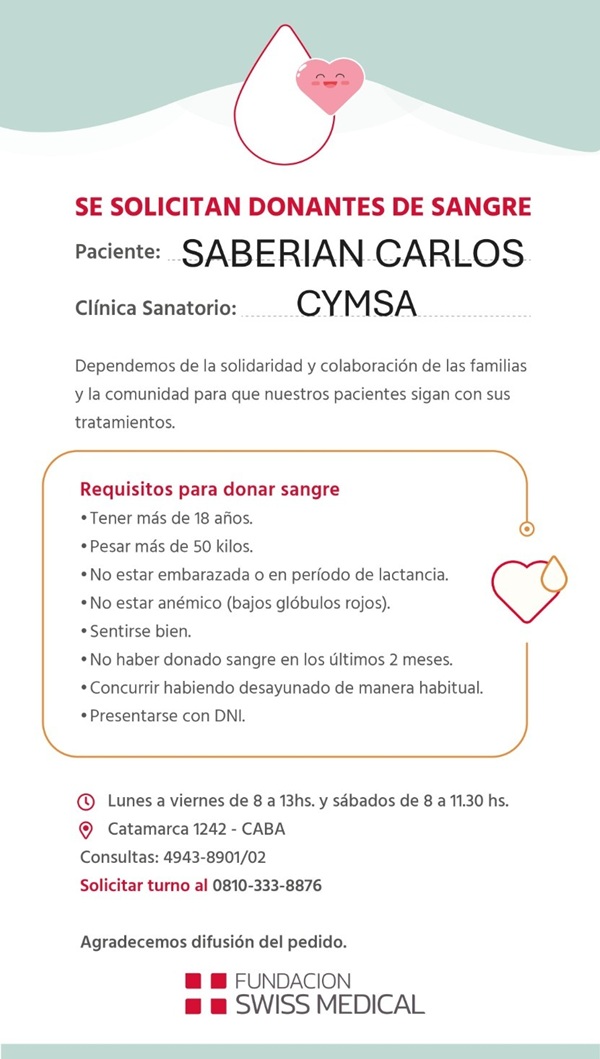 dadores de sangre
