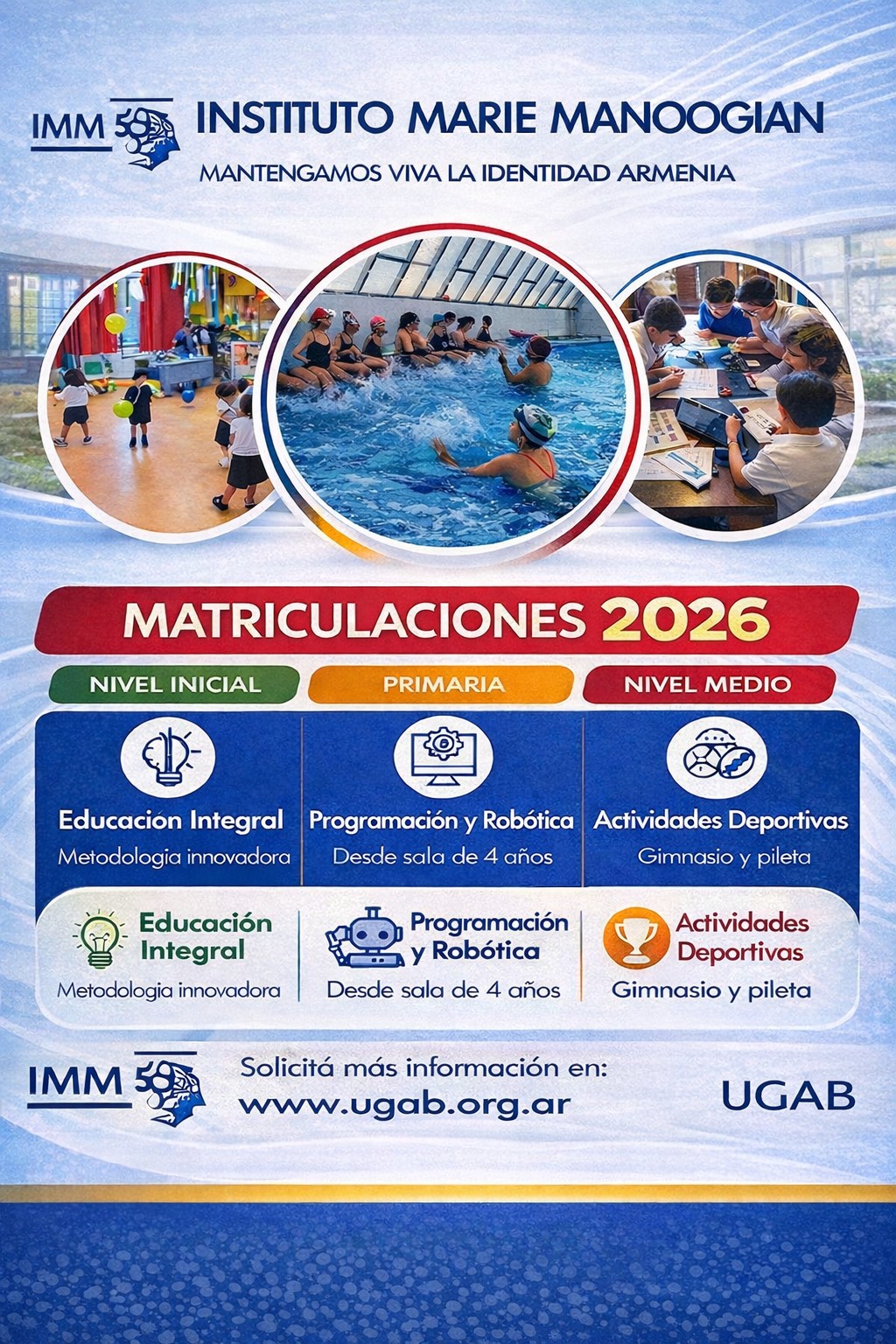IMM matrícula 2026