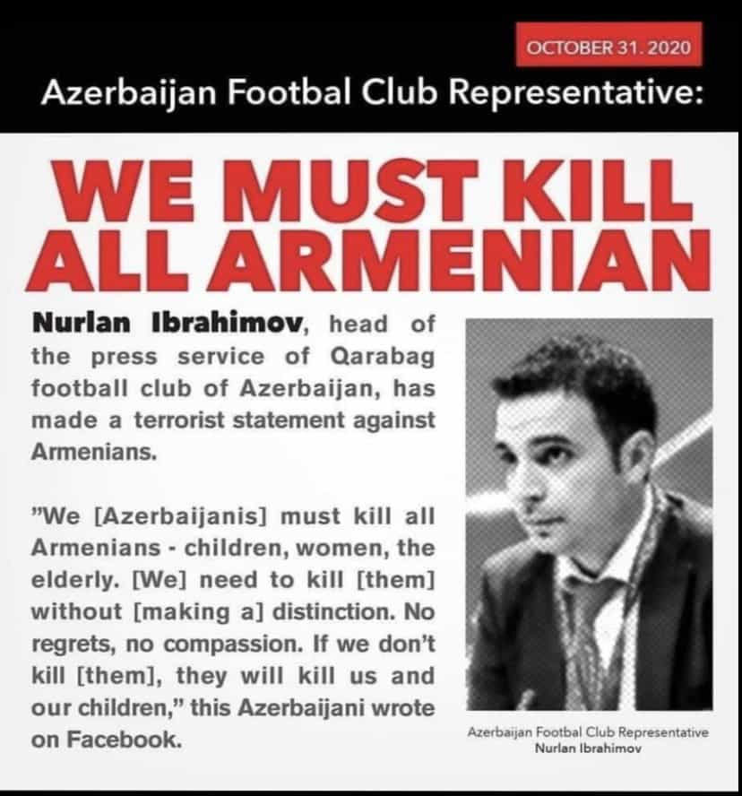 Declaraciones del entrenador azerí