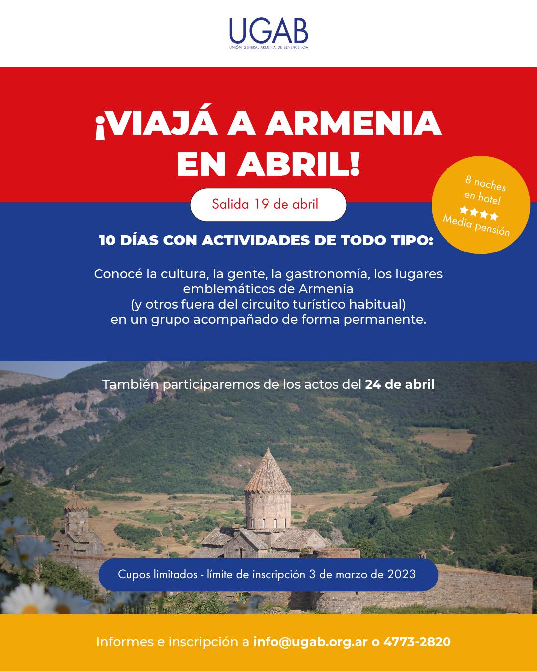viaje a armenia