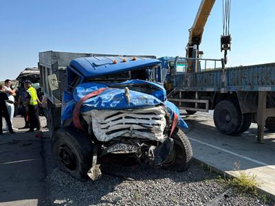 camion en el choque