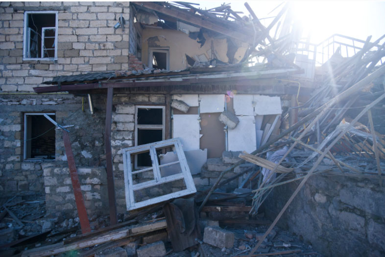 Destrozos en Stepanakert 3