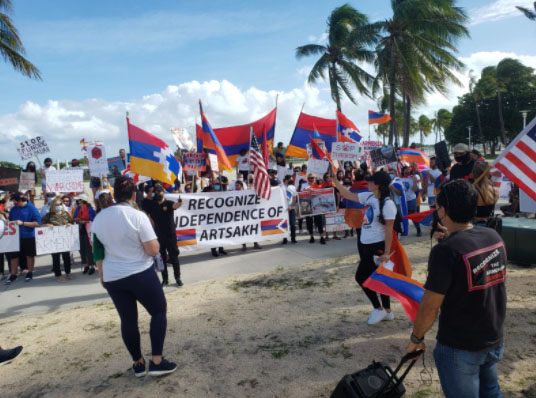 Manifestación en Miami Beach 2