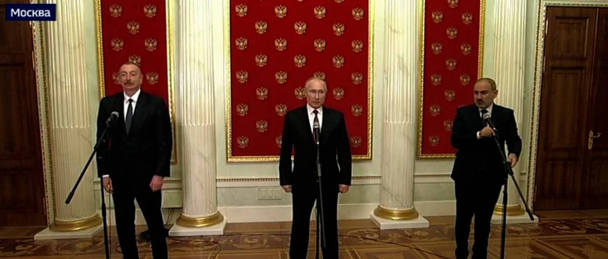declaracion Putin Pashinian Aliev