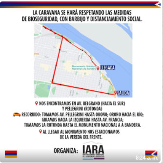 Caravana Rosario sábado