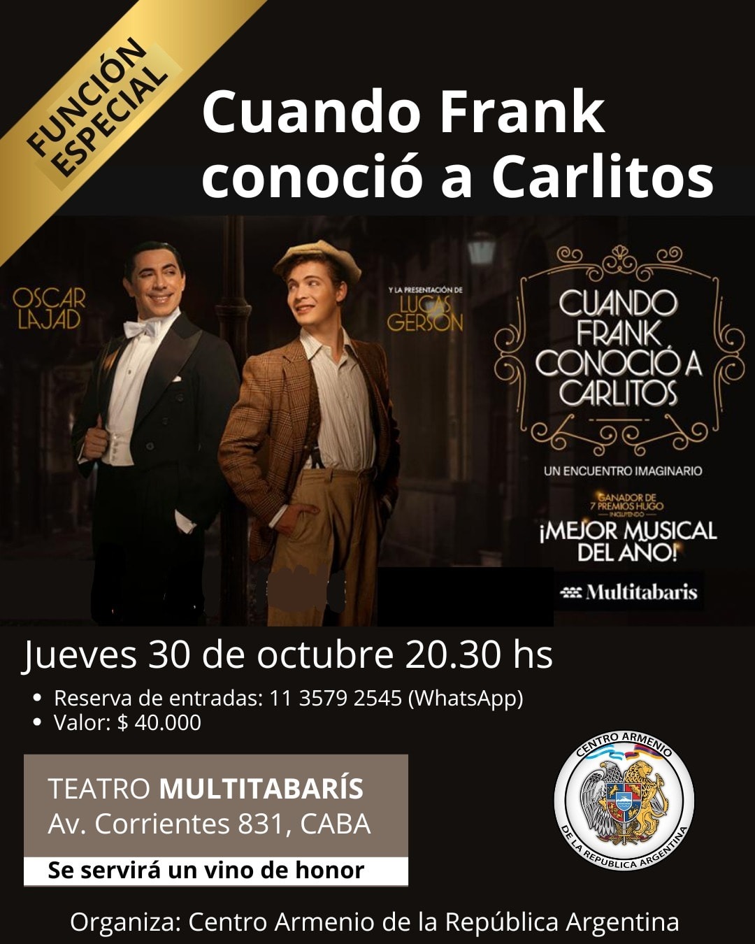 cuando frank conocio a carlitos