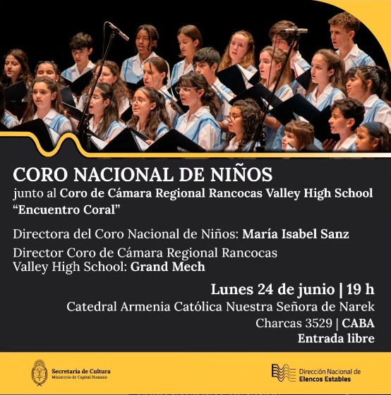 coro de niños en narek