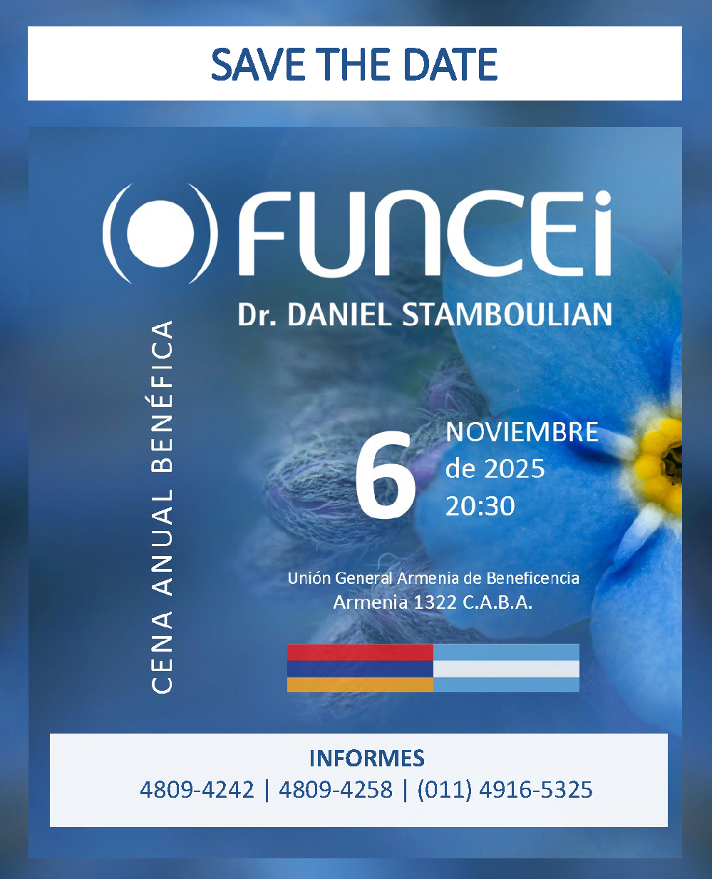 invitación cena fundai