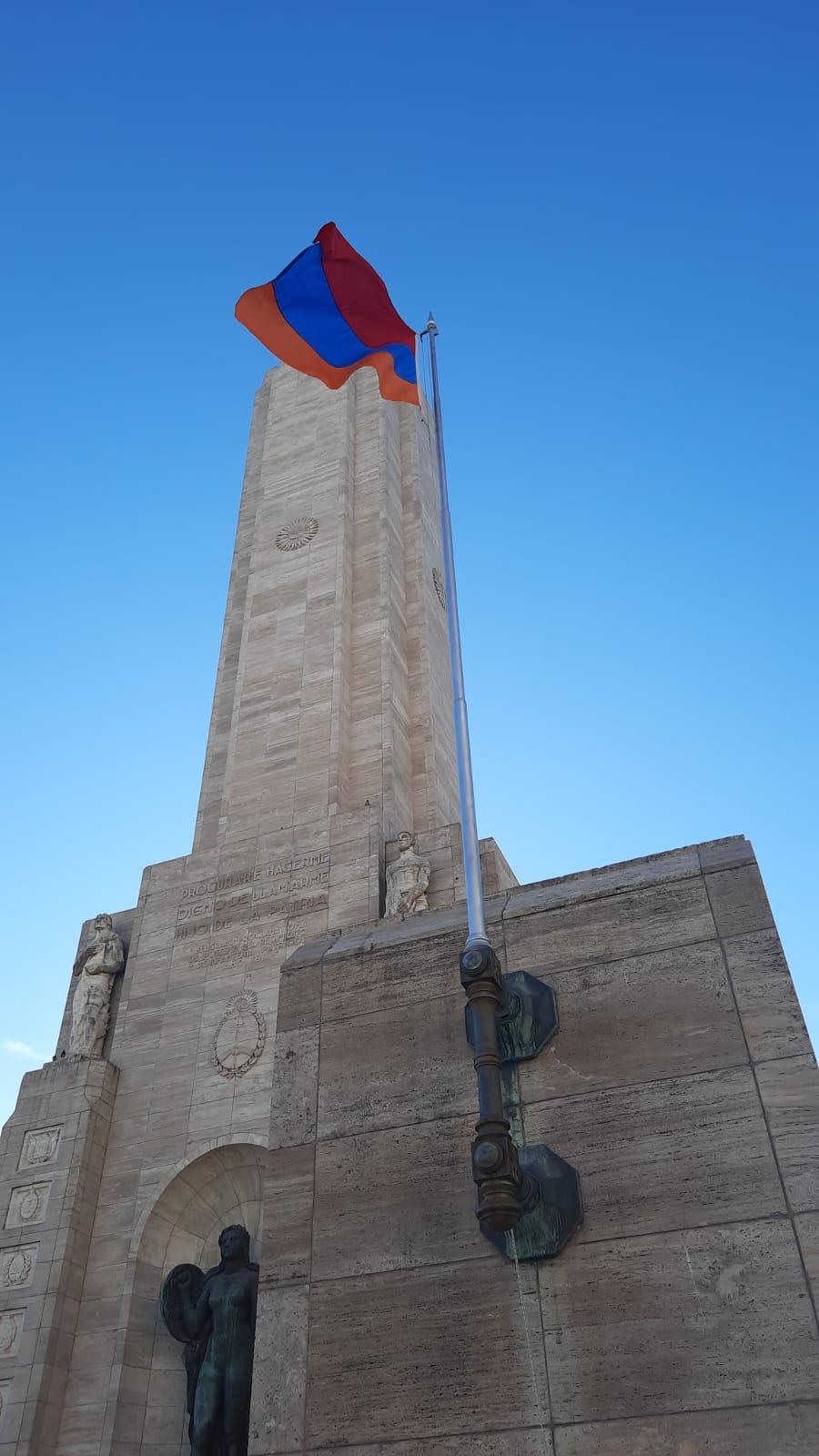 bandera en rosario