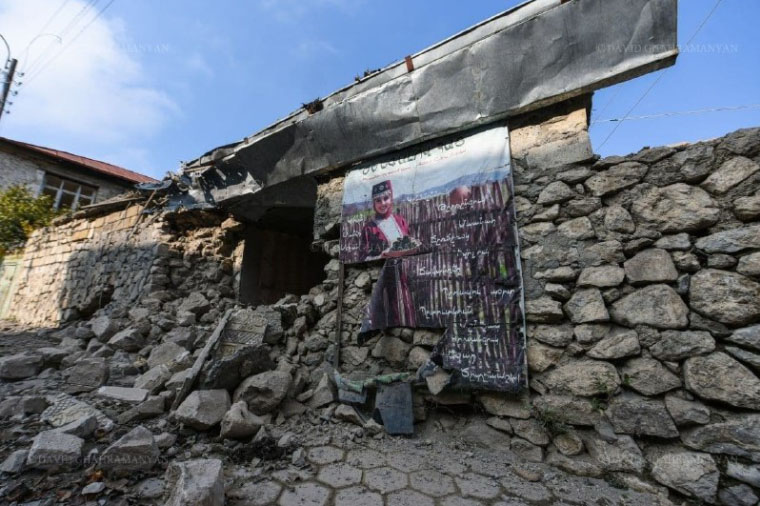 daños en Stepanakert 2