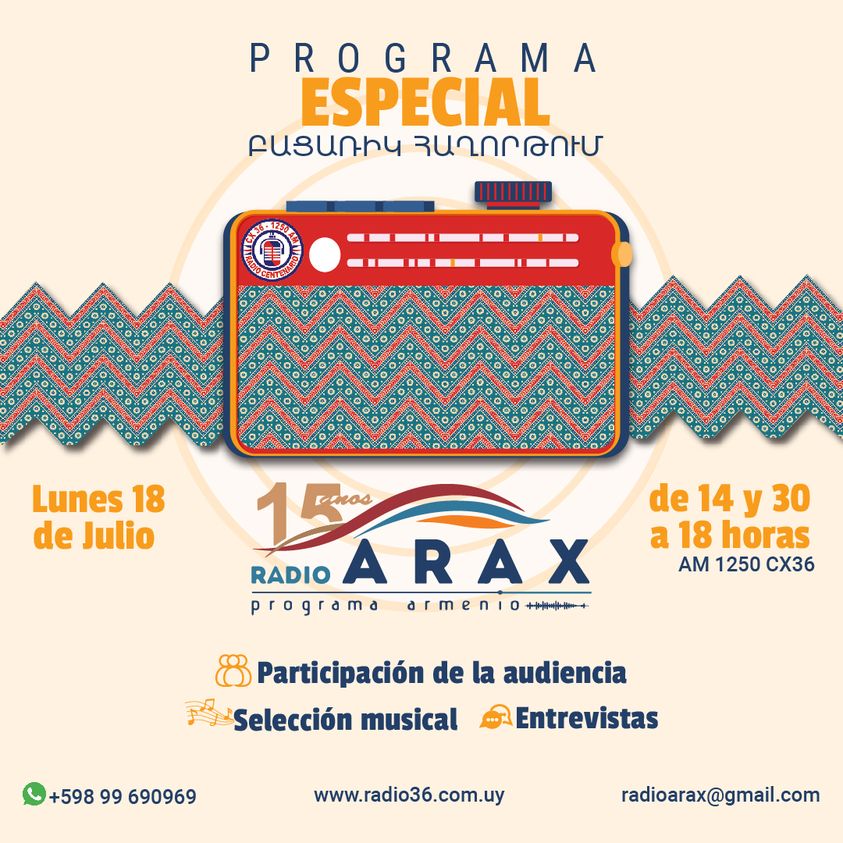 15 aniversario radio arax
