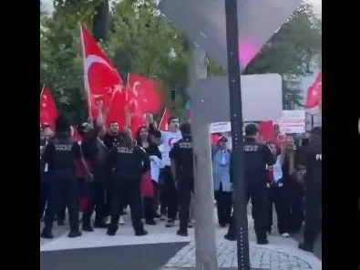manifestantes turcos