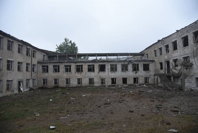 Daños en Stepanakert