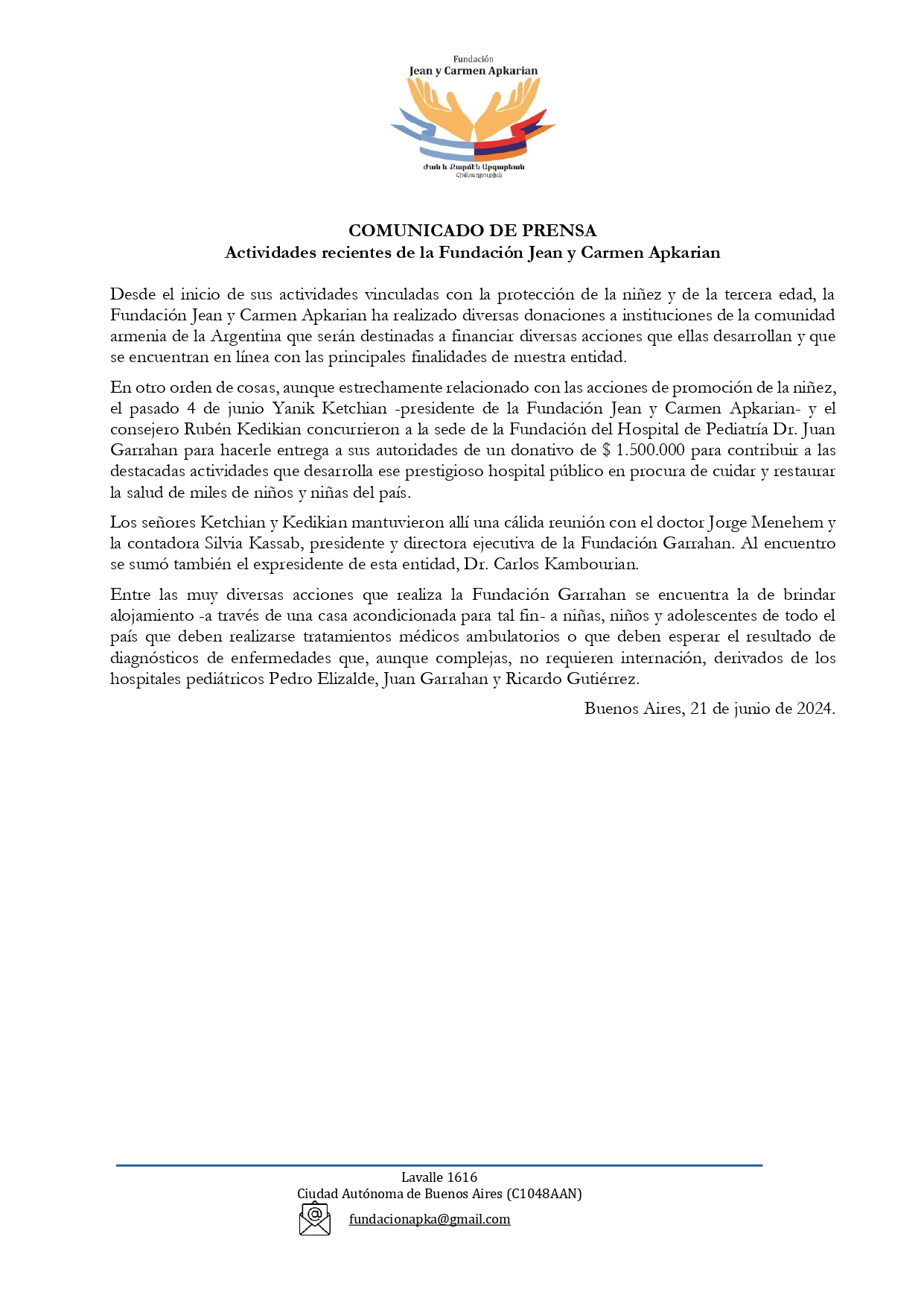 Comunicado #2 donación-al hospital Garrahan page-0001